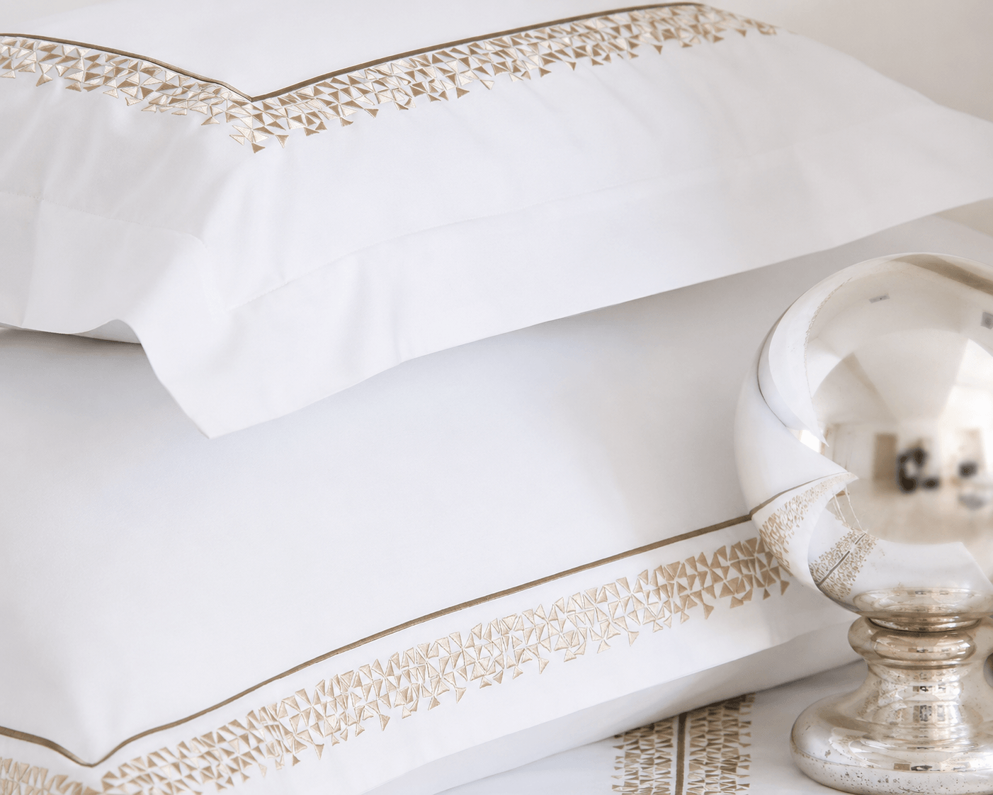Jesurum, Masai bed linen, Beige, Pillowcase