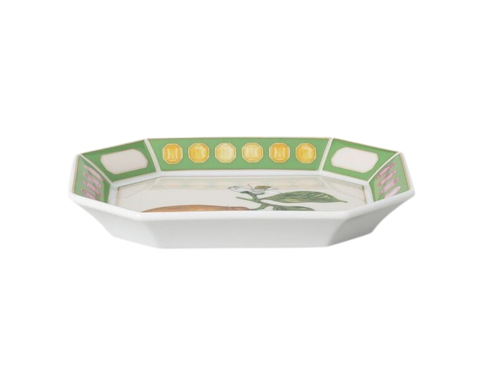 Rosenthal, Swarovski Idyllia, Dish 15 cm, green