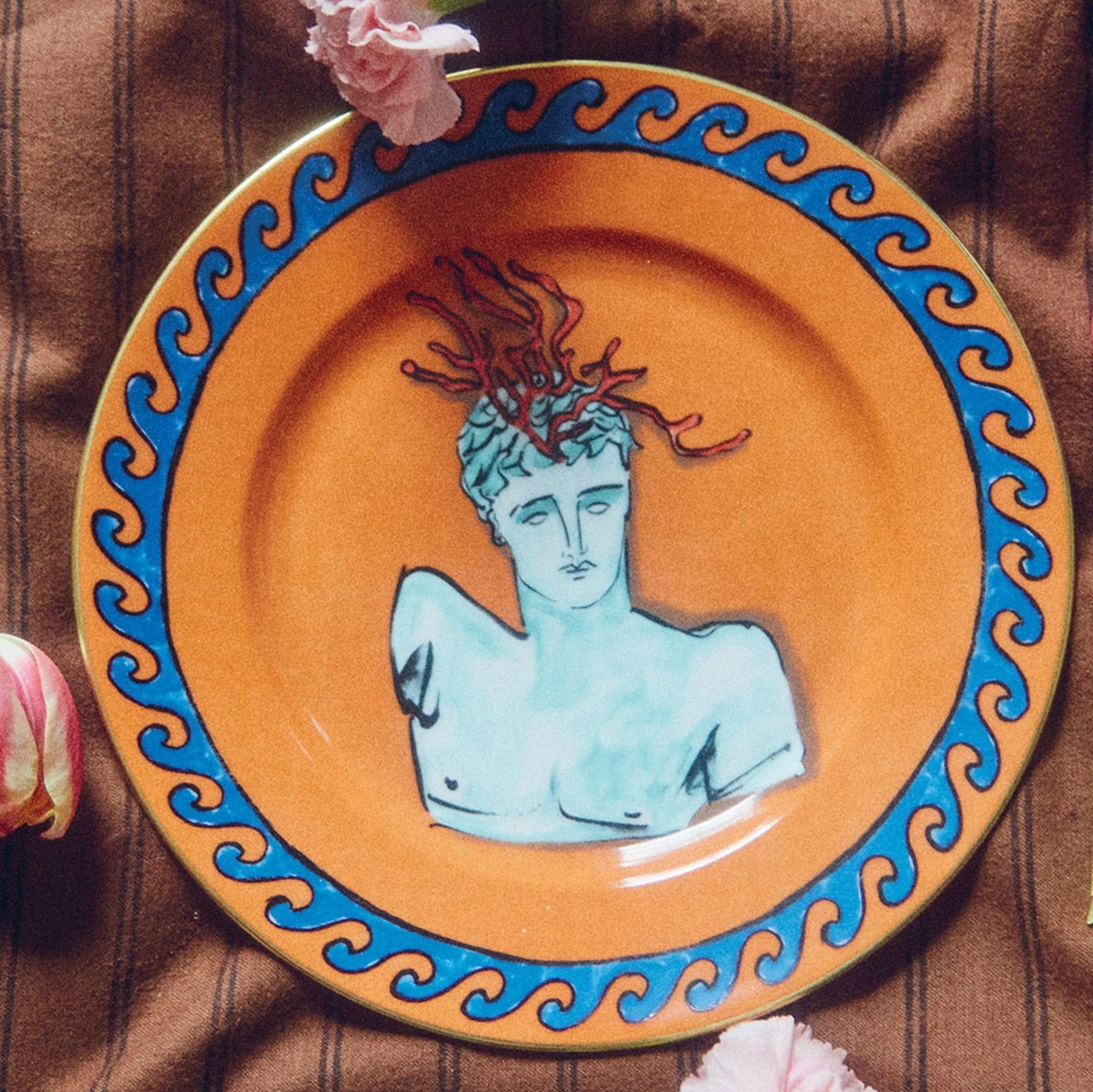 Ginori 1735, Il viaggio di Nettuno, Dessert plate