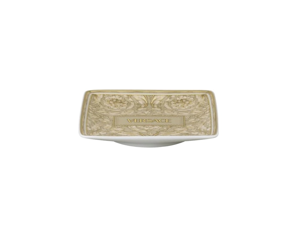 Versace, Barocco Beige, Square bowl, medium