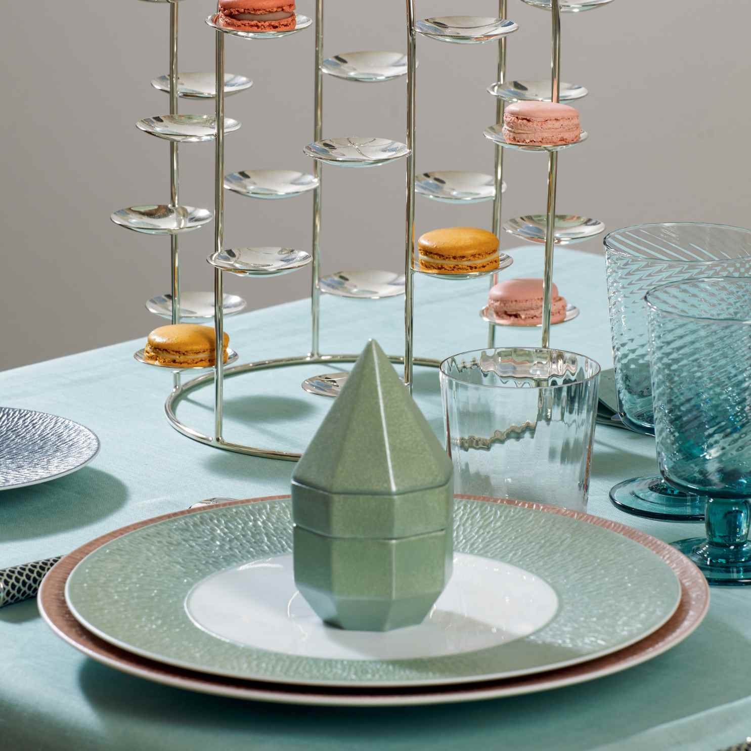 Raynaud, Minéral irisé Celadon, Deep dish