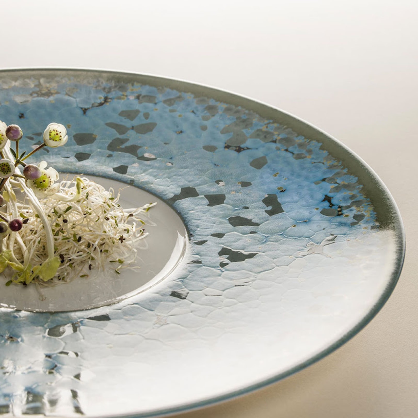 Jaune de Chrome, Nymphéa, Dinner plate, agora