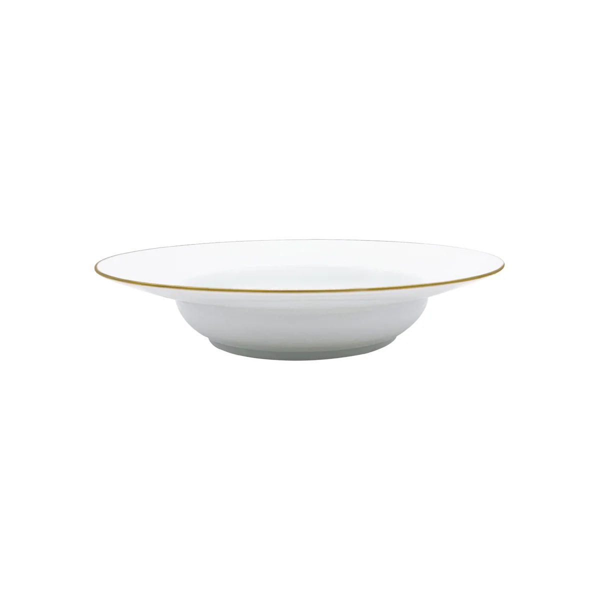 J.L Coquet, Swan White Gold Filet, Rim soup plate, medium