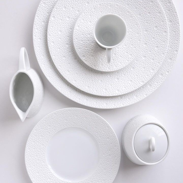 Bernardaud, Ecume White, Bread and butter plate